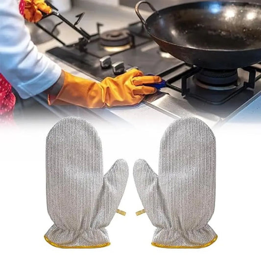 Multipurpose Wire Dishwashing Gloves Pair